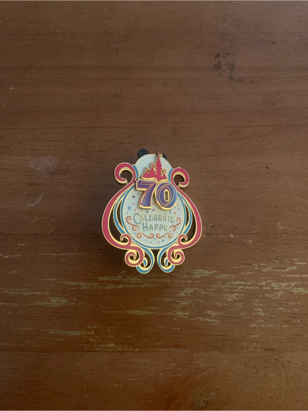 Disneyland’s 70th anniversary “Celebrate Happy” pin